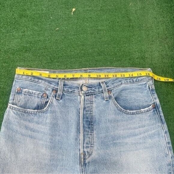 Levi's Premium Light Blue Jeans Size L - Picture 3 of 9